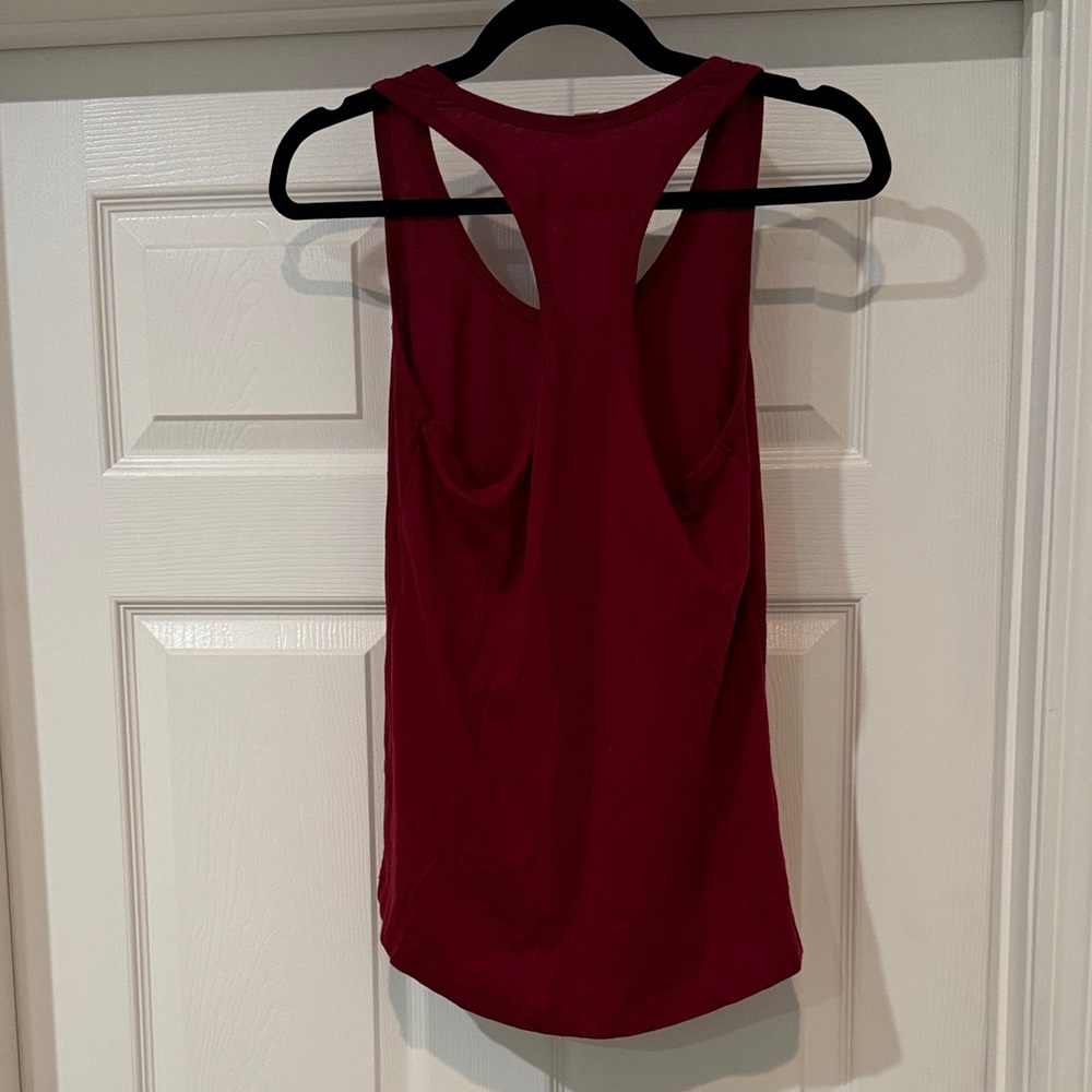Deep Red/Maroon Racerback Tank - Picture 2 of 4